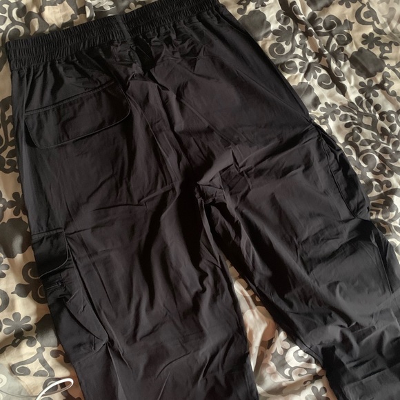 Represent 247 Pants | Black nylon cargo | LARGE - Picture 2 of 8